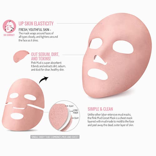 Facial Design Pink Mud Mask